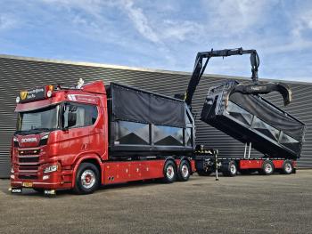 R530 6x2 PALFINGER HAAK + EPSILON KRAAN + FLOOR AANHANGER